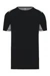 Sportshirt Bicolor Black / Fine Grey
