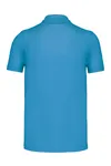 Herren sport-polo in pique-qualität Lagoon / Black