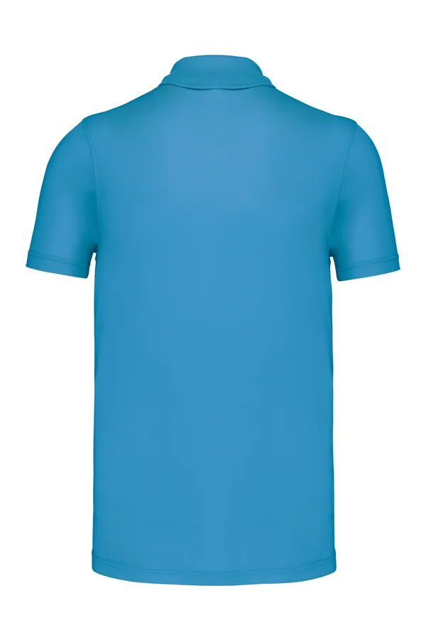 Herren sport-polo in pique-qualität Lagoon / Black