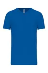 1/4 Reißverschluss Herren Sport Funktionsshirt Kurzarm Aqua Blue