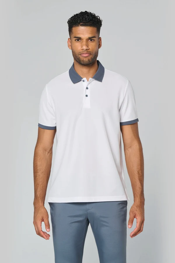 Herren Performance Piqué-Polohemd