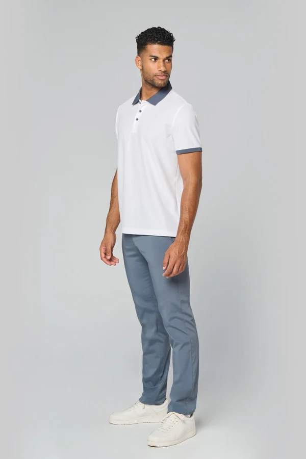 Herren Performance Piqué-Polohemd