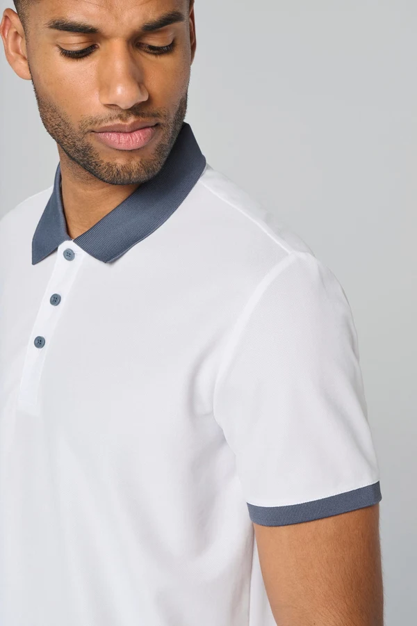 Herren Performance Piqué-Polohemd