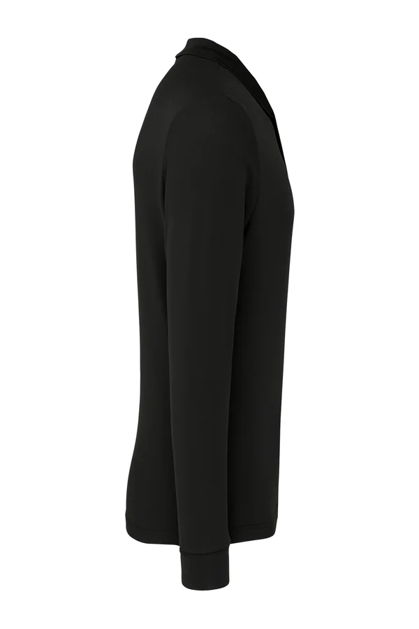 Langarm-Polohemd Cool Plus® Black