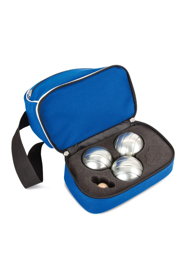 Schultertasche. Für 3 Boule-Kugeln