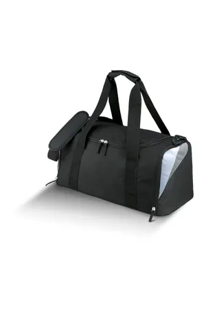 Sporttasche mittelgroß - 44 liter black / white / light grey