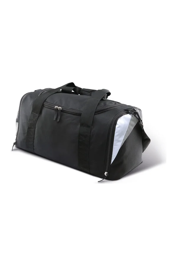 Sporttasche mittelgroß - 44 liter black / white / light grey