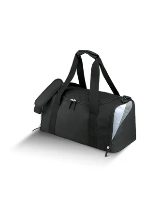 Vereins-Sporttasche groß - 54L black / white / light grey