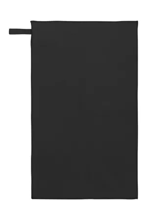 Super saugfähiges Mikrofaser-Sporthandtuch - 70 x 120 cm Black