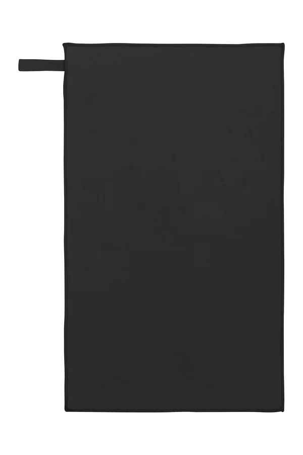 Mikrofaser-Sporthandtuch - 110 x 180 cm Black