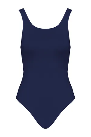 Damen-Badeanzug Sporty Dark Navy