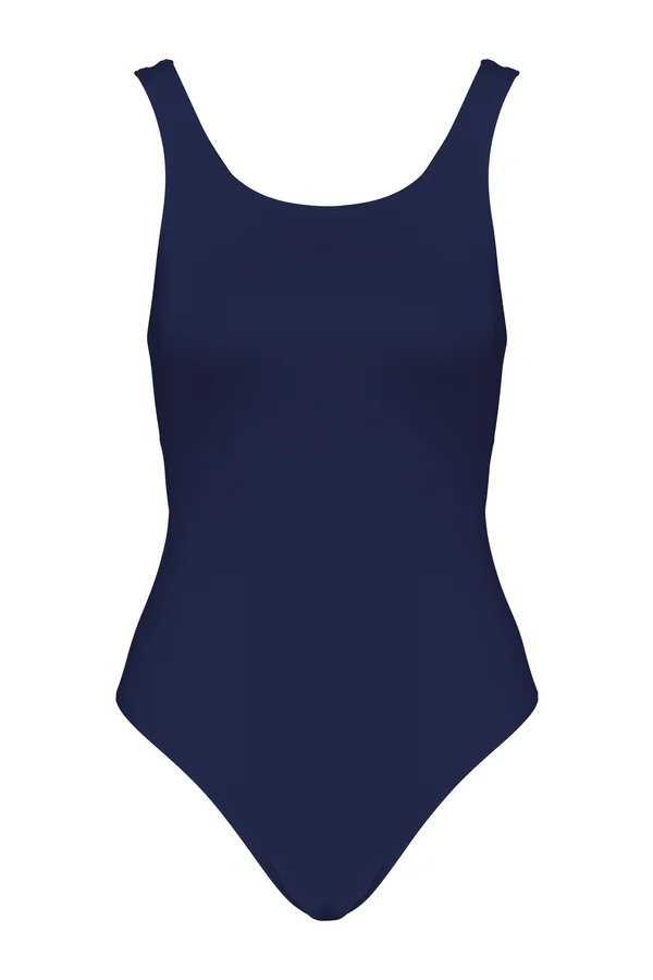 Damen-Badeanzug Sporty Dark Navy