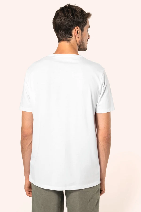 Supima® Herren-T-Shirt mit Rundhals ausschnitt und kurzen Ärmeln