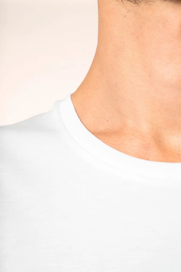 Supima® Herren-T-Shirt mit Rundhals ausschnitt und kurzen Ärmeln