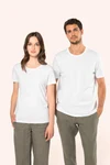 Supima® Herren-T-Shirt mit Rundhals ausschnitt und kurzen Ärmeln