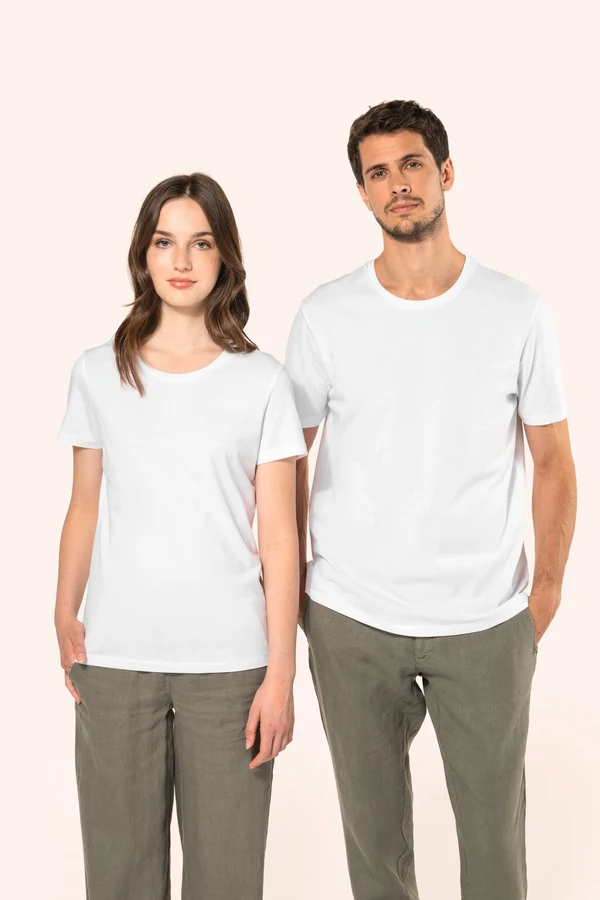 Supima® Herren-T-Shirt mit Rundhals ausschnitt und kurzen Ärmeln