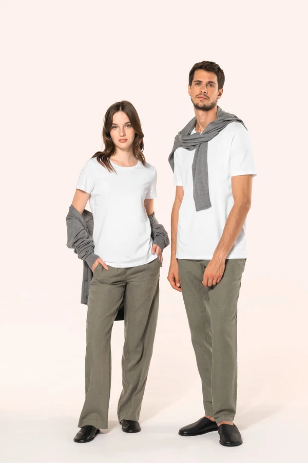 Supima® Herren-T-Shirt mit Rundhals ausschnitt und kurzen Ärmeln