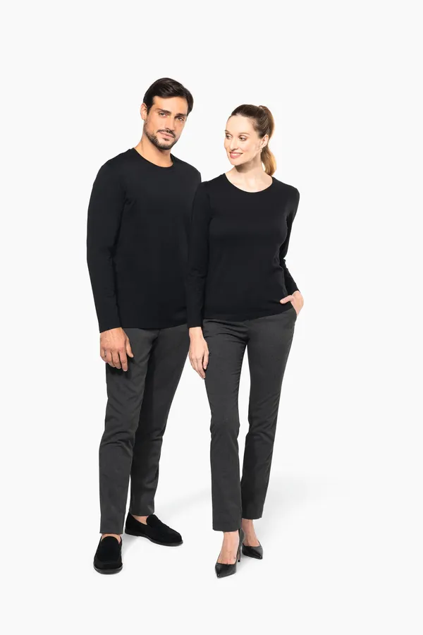 Men's crew neck long-sleeved Supima® t-shirt
