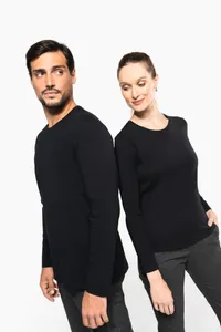 Men's crew neck long-sleeved Supima® t-shirt