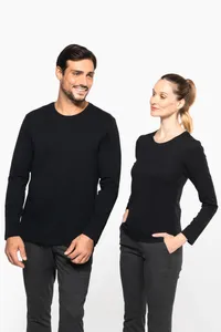 Men's crew neck long-sleeved Supima® t-shirt
