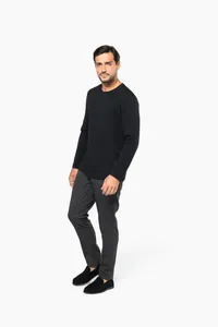 Men's crew neck long-sleeved Supima® t-shirt