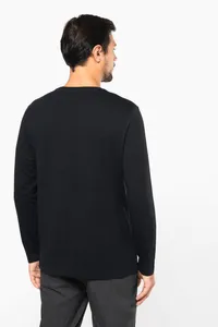 Men's crew neck long-sleeved Supima® t-shirt