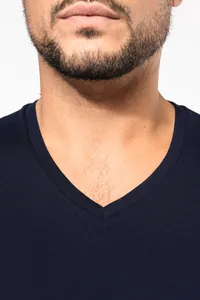 Men's V-neck short-sleeved Supima® t-shirt