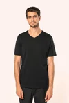 Supima® Herren-T-Shirt mit V-Ausschnitt und kurzen Ärmeln