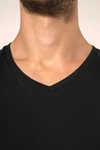 Supima® Herren-T-Shirt mit V-Ausschnitt und kurzen Ärmeln