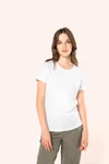 Supima® Damen-T-Shirt mit Rundhals ausschnitt und kurzen Ärmeln