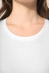 Supima® Damen-T-Shirt mit Rundhals ausschnitt und kurzen Ärmeln