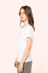 Supima® Damen-T-Shirt mit Rundhals ausschnitt und kurzen Ärmeln