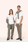 Supima® Damen-T-Shirt mit Rundhals ausschnitt und kurzen Ärmeln