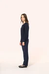 Supima® Damen-T-Shirt mit Rundhalsausschnitt und langen Ärmeln