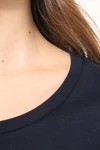 Supima® Damen-T-Shirt mit Rundhalsausschnitt und langen Ärmeln