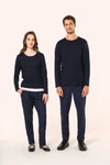 Supima® Damen-T-Shirt mit Rundhalsausschnitt und langen Ärmeln