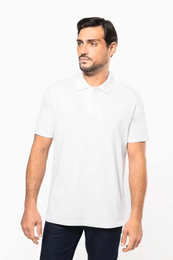 Men's short-sleeved Supima® polo shirt
