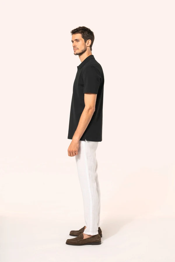Supima® Herren-Polohemd mit kurzen Ärmeln