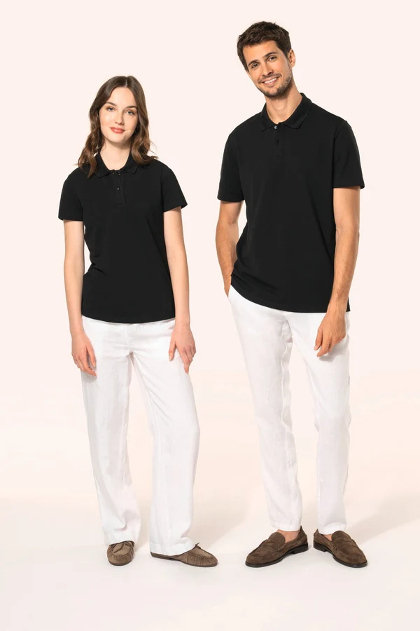 Supima® Herren-Polohemd mit kurzen Ärmeln