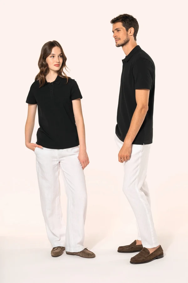 Supima® Herren-Polohemd mit kurzen Ärmeln