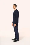 Supima® Herren-Polohemd mit langen Ärmeln