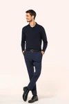 Supima® Herren-Polohemd mit langen Ärmeln