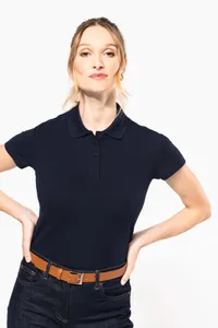 Ladies' short-sleeved Supima® polo shirt