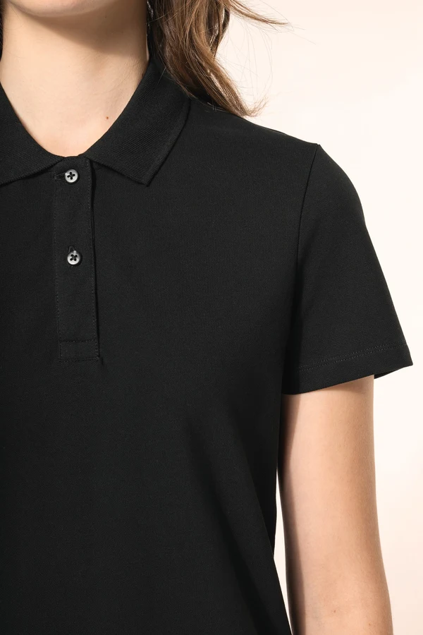 Supima® Damen-Polohemd mit kurzen Ärmeln