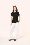 Supima® Damen-Polohemd mit kurzen Ärmeln