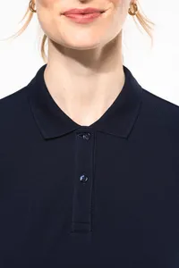 Ladies' long-sleeved Supima® polo shirt