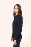 Supima® Damen-Polohemd mit langen Ärmeln