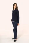 Supima® Damen-Polohemd mit langen Ärmeln