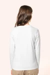 Supima® Damen-T-Shirt mit V-Ausschnitt und langen Ärmeln