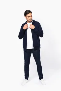 Men's zipped hoodie